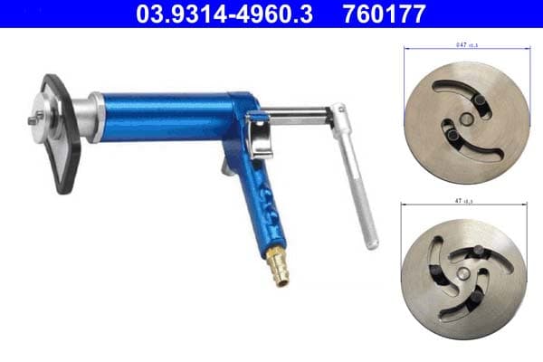 ATE Kit d'outils de rotation/de remise, piston d'étrier de frein 03.9314-4960.3