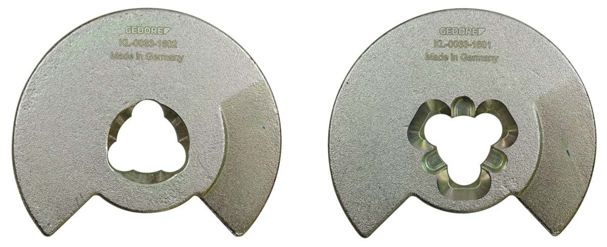 GEDORE Kit de plaque de pression, compresseur de ressort hélicoïdal KL-0033-16