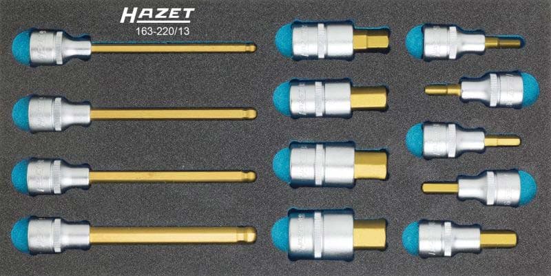 HAZET Kit de clés à douille 163-22013