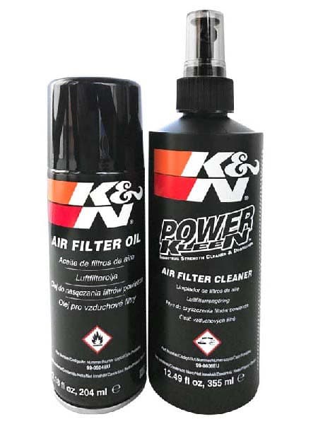 K&N Filters Recharger Kit - Aerosol Oil & Cleaner 559ml rouge Boîte Bouteille — réf. 99-5000EU