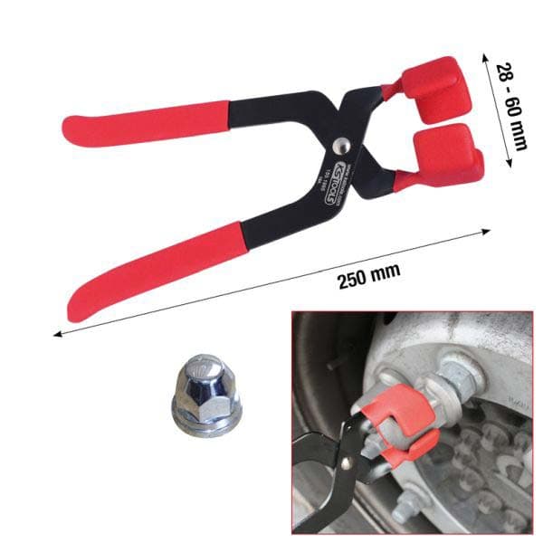 KS TOOLS Pince, capuchon de protection (boulon de roue) 150.1995
