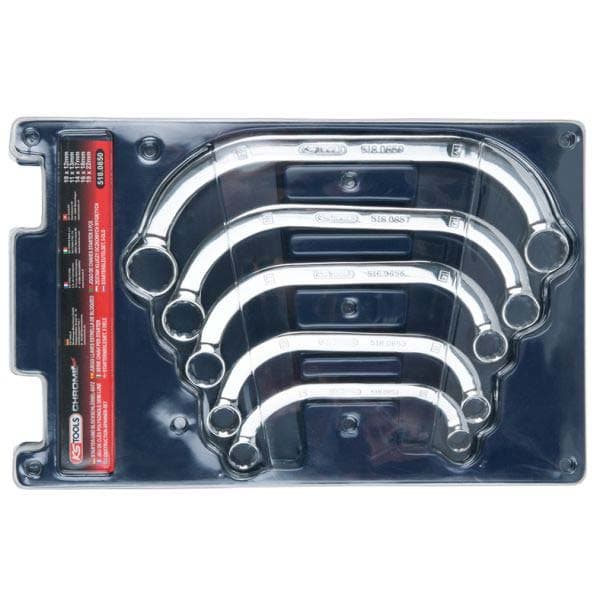 KS TOOLS Kit de clés polygonales demi-lune 518.0850