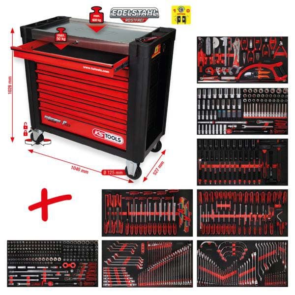 KS TOOLS Servante d'atelier 825.8564