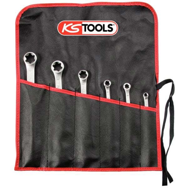 KS TOOLS Kit de clés polygonales doubles 911.0370