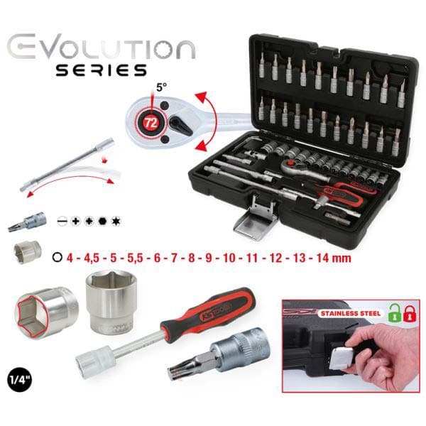 KS TOOLS Kit de clés à douille 917.0648