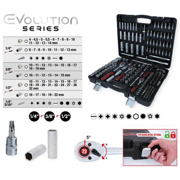 KS TOOLS Kit de clés à douille 917.0795