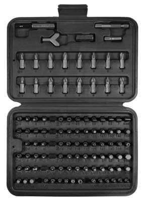 SW-Stahl Kit, caisse/encastrement-tournevis (bits) 04140L