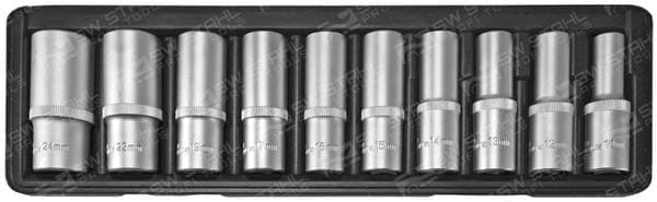 SW-Stahl Kit de clés à douille 05630L