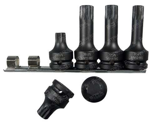 SW-Stahl Kit de clés à douille 10195L