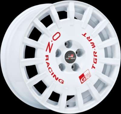 Jante OZ RALLY RACING TGR-WRT RACE WHITE + RED LETTERING 8.0x18 5x114 ET35