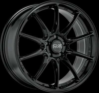 Jante OZ HYPER GT HLT GLOSS BLACK 8.0x19 5x112 ET49