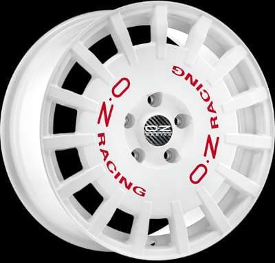Jante OZ RALLY RACING WHITE RED LETTERING 8.5x19 5x108 ET45