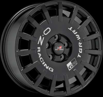Jante OZ RALLY RACING TGR-WRT MATT BLACK + SILVER LETTERING 7.0x17 5x114 ET45