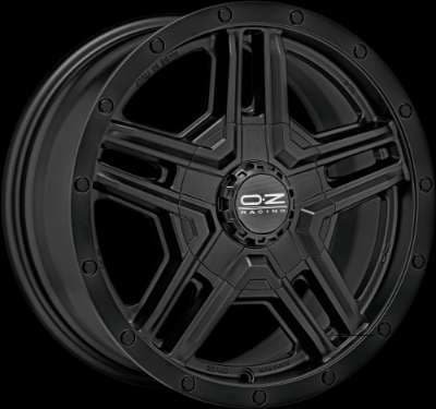 Jante OZ RALLY ADVENTURE MATT BLACK 8.0x17 5x114 ET40