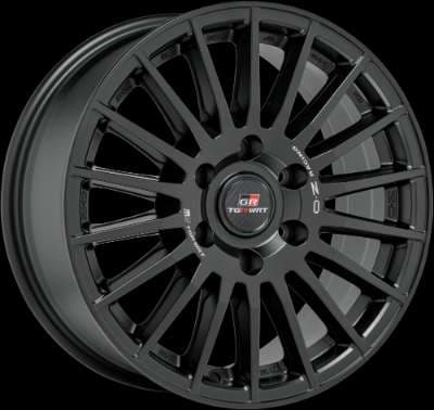 Jante OZ RALLY DESERT TGR-WRT MATT BLACK + SILVER LETTERING 8.0x18 6x139 ET50