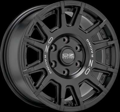 Jante OZ RALLY LEGEND MATT BLACK + DARK LETTERING 8.5x20 6x120 ET48