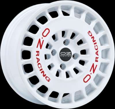 Jante OZ RR40 RACE WHITE RED LETTERING 7.5x17 5x108 ET44