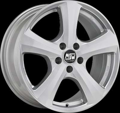 Jante MSW 19 W FULL SILVER 7.0x16 5x108 ET45