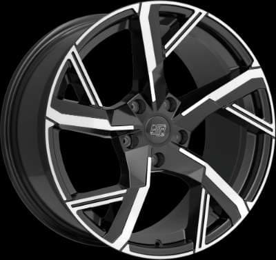 Jante MSW 54 GLOSS BLACK FULL POLISHED 10.0x20 5x112 ET26