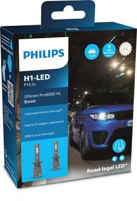 PHILIPS Ultinon Pro6000 Boost H1-LED Conversion H1 à LED
