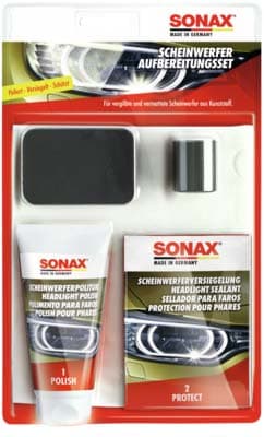 SONAX Trousse de restauration de phares